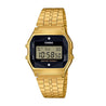 
Casio Men's Digital Dial Stainless Steel Band Watch Encrusted with Diamonds - Gold #A159WGED-1DF
