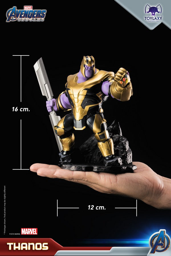 漫威復仇者聯盟：薩諾斯正版模型手辦人偶玩具 Marvel's Avengers: Endgame Premium PVC Thanos figure toy listing size