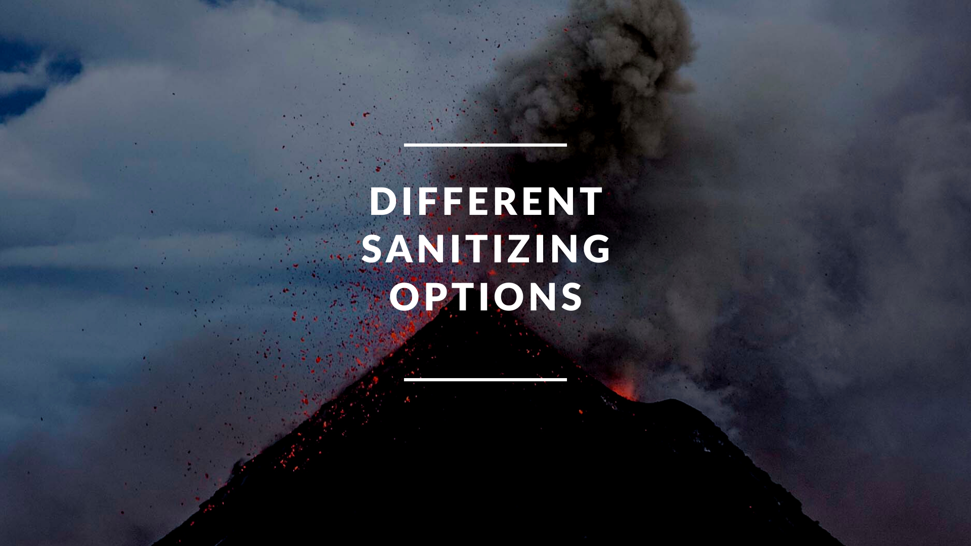 GadgetiCloud blog post Different Sanitizing Options cover photo