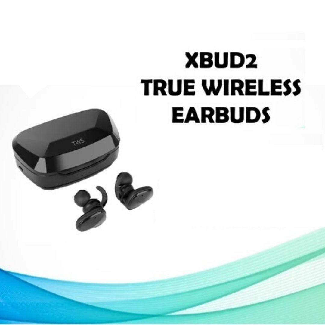 GadgetiCloud Lexuma XBud2 True Wireless Bluetooth 5.0 Earbuds with sweat proof function and Bluetooth 5.0 technology (2600 mAh charging case)