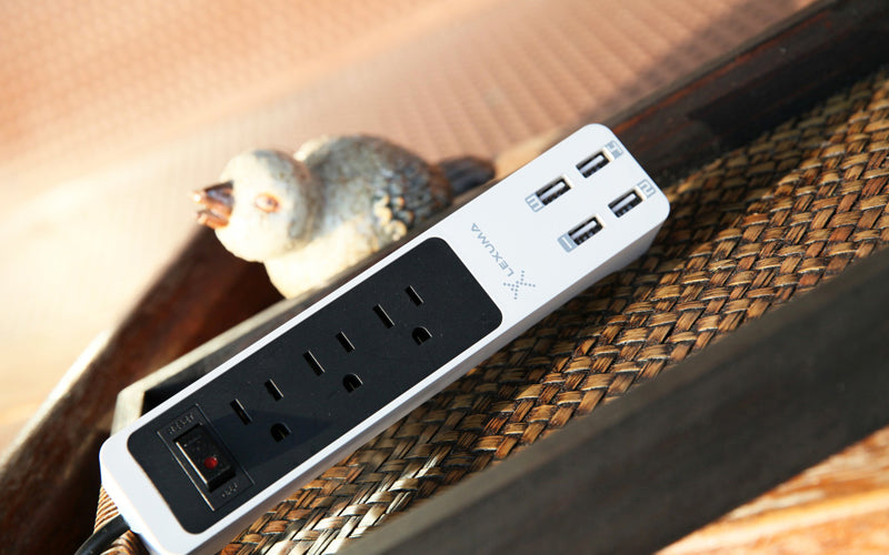 GadgetiCloud Lexuma 辣數碼 XStrip USB Power Strip US-Style Unbox portable mini power bar
