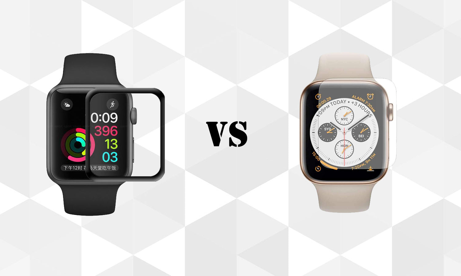 Apple watch screen protective film screen protector comparison GadgetiCloud