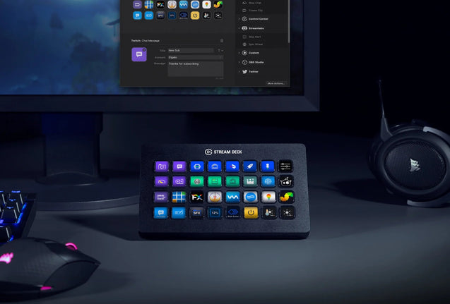 Elgato Stream Deck XL 32 LCD Keys, Adjustable, Unlimited Control black style