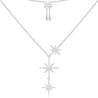
APM Triple Météorites Adjustable Necklace - Silver #AC3350OX