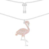 
APM Flamingo Adjustable Necklace - Silver #AC3922XORW