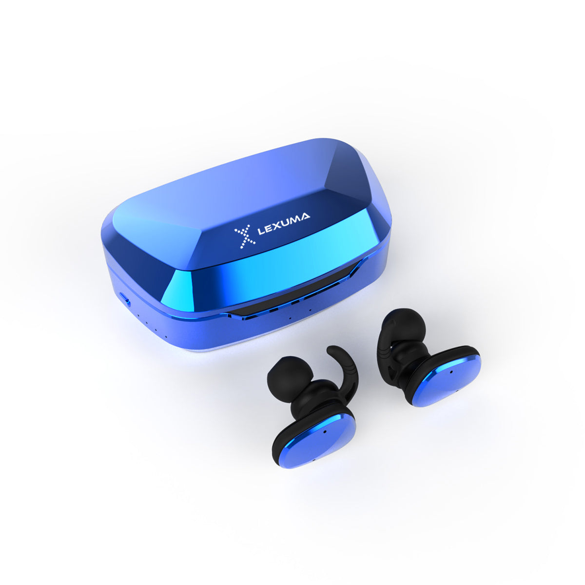 Lexuma XBud2 True Wireless In-Ear Bluetooth IP56 Sports Earbuds [With Charging Case] - GadgetiCloud