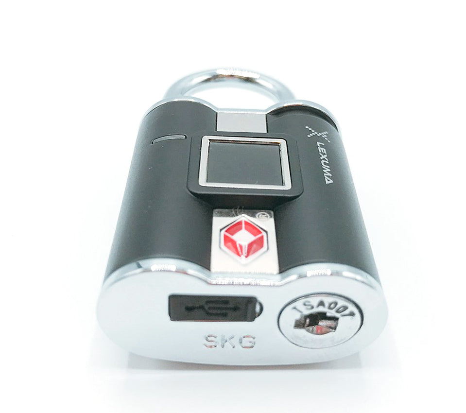 Lexuma XLock - TSA Fingerprint Padlock - GadgetiCloud