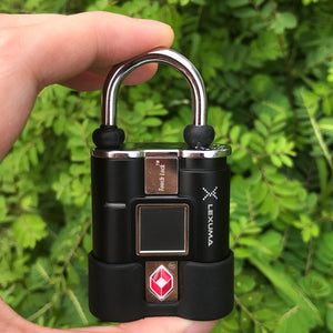 Lexuma XLock - TSA Fingerprint Padlock - GadgetiCloud