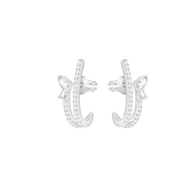 SWAROVSKI Women Stainless Steel Hoop Earrings #5351315