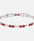 SWAROVSKI Louison Bracelet - Red Rhodium Plated #5495264