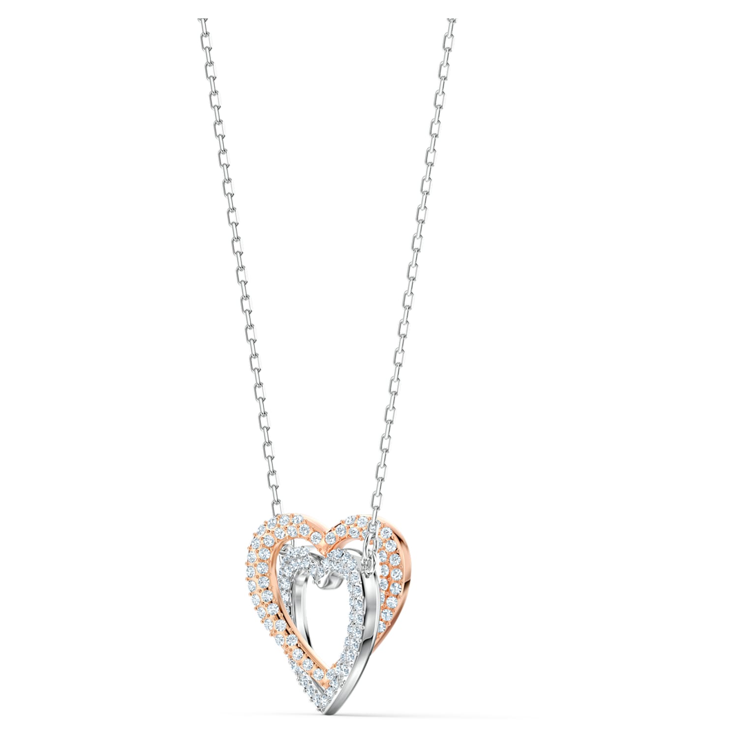 Entwined Hearts Necklace Sterling Silver – Lucy Ashton Jewellery US