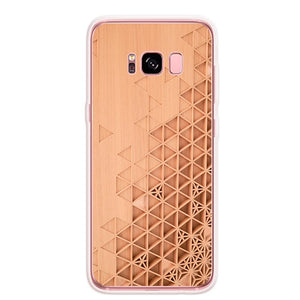 Personalized Case for Android - Carved Wood - GadgetiCloud