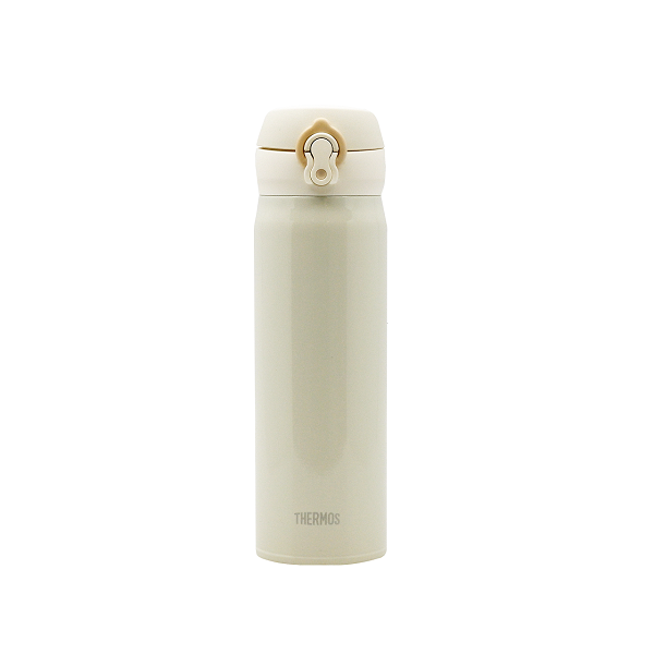 膳魔師Thermos JNL-504系列進口不鏽鋼便攜保溫水壺 - 五色可選（白/黑/粉/紅/藍）Products Thermos JNL-504 Stainless Steel Portable Insulated Water Bottle (White) Front View