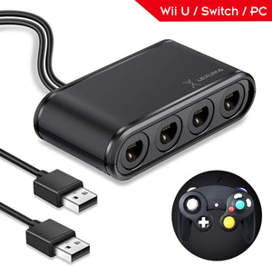 GameCube Controller Adapter for Wii U, Nintendo Switch and PC USB by Lexuma - GadgetiCloud
