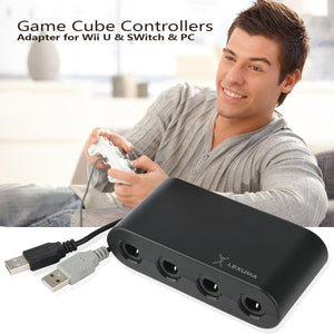 GameCube Controller Adapter for Wii U, Nintendo Switch and PC USB by Lexuma - GadgetiCloud